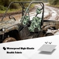 thumbnail image 3 of KUIFORTI Green Camouflage UTV Seat Covers Scratch-resistant Polyester Seats Cover for UTV Compatible with Yamaha Rhino 700 660 450 2004-2021 Rhino Seat Cover Set(4 PCS), 3 of 7