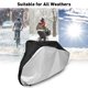 thumbnail image 5 of Muyoka Cubierta impermeable para bicicleta Cubierta de bicicleta de tela de poliéster recubierta de plata con orificio antirrobo para el hogar al aire libre Muyoka Hogar, 5 of 7