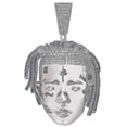 thumbnail image 3 of Hip-hop Rap Rapper Xxxtentacion Necklace Pendant With Rope Chain Bling Cubic Zircon Cool Men's Rock Biker Jewelry Giftgold-, 3 of 5