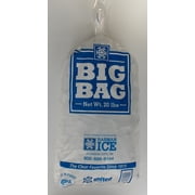 Harman Ice 20# bag of cubed ice - The Big Bag