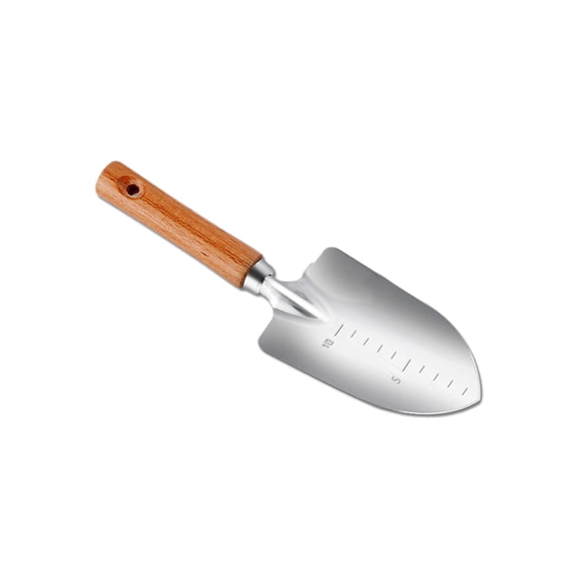 Truelles de Jardin Outil à Main en Acier Inoxydable Mini Truelle pour Désherber Planter Récolter Ail Rempoter Sol Extérieur