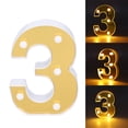 thumbnail image 4 of Número De Luz, Fácil De Llevar, Iluminación Interior, Letrero Dorado, Luz De Plástico Para Ocasiones Especiales Para Decoración Del Hogar Cergrey Sign Light, 4 of 8