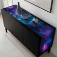thumbnail image 5 of Starry Sky Table Runner 72 Inches Long, Modern Rustic Blue Purple Ombre Star Night Kitchen Coffee Dining Table Decoration for Home Party Birthday Wedding Home Decor 13x72 Inches, 5 of 8