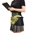 thumbnail image 3 of IAUYY Waiter's Apron with 3 Pockets Waterproof Adjustable Cooking Aprons for Kitchen for Woodworkers Artists and Gardening Gifts for Women Pixel Grapes, 3 of 7