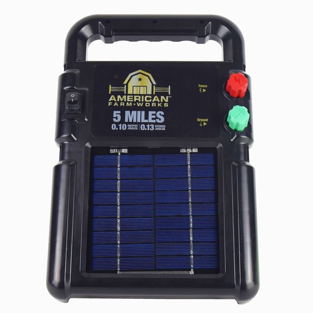 American FarmWorks 5 Mile Solar Fence Energizer, TSC Exclusive with