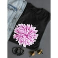thumbnail image 3 of Watercolor Purple Chrysanthemum T-Shirt Women -Image by Shutterstock, Female Small, 3 of 4