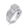 thumbnail image 2 of Forever Bride 1/4 Carat T.W. Diamond Sterling Silver Bridal Set, 2 of 2