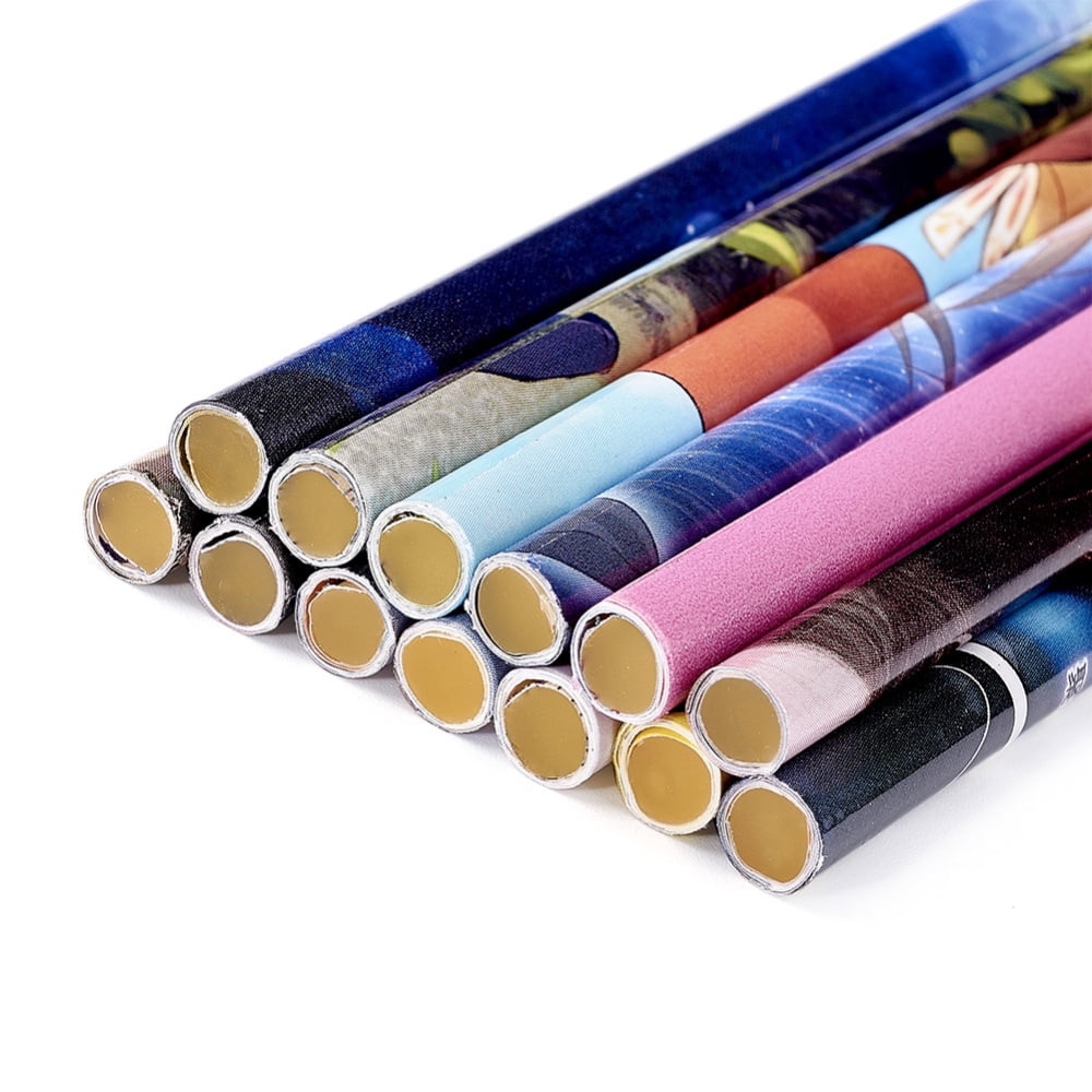 Rhinestone Picking Pencils Mixed Color 6~7.5mm 8.5 inch(216mm)