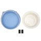 thumbnail image 2 of Cuencos elevados para comida para gatos, cuencos elevados de cerámica para evitar derrames, cuencos inclinados para comida para gatos con soporte para gatos y gatitos, color azul, 2 of 5