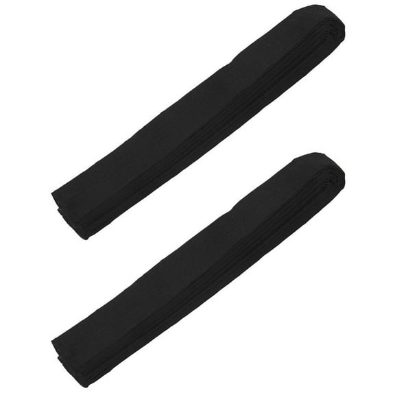 2X Martial Arts Karate Taekwondo Chain Soft Belt Black