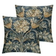 thumbnail image 2 of Awypu William Morris Pimpernel Decorative Throw Pillow Covers Set of 2 Soft Pillowcases Home Decor Living Room Cushion Case for Bed Couch Car White, 2 of 6