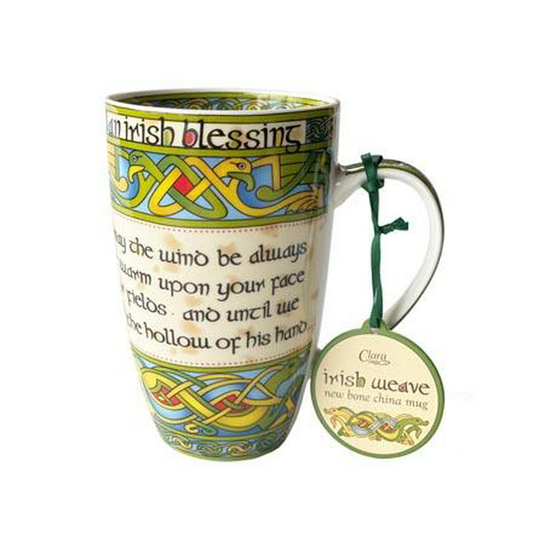 Irish Blessing Mug Celtic Design Capacity 400 ml/14 fl oz Tea Cup