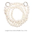 thumbnail image 2 of Pearl Chain Purse Strap Replacement Handbag Pearl Chain Crossbody Bag Chain Strap, 2 of 9