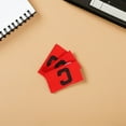 thumbnail image 4 of COMPUKAS 3Pcs Soccer Team Armband Red Polyester for Training Sessions Secure Fit, 4 of 6