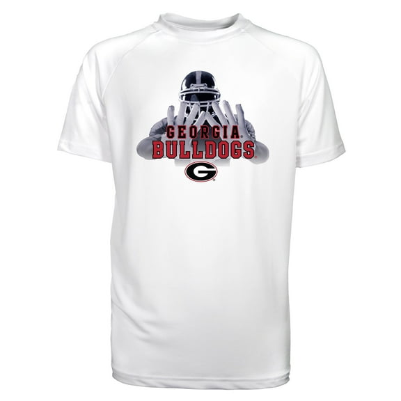 Toddler Garb White Georgia Bulldogs Kevin Raglan Sun Shirt