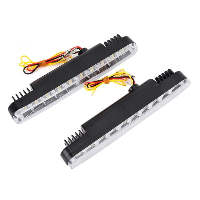 Turn Light 5050 30LED Dual Colors Daytime Running Lights DRL Turn Lamp Universal For Car