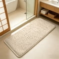 thumbnail image 5 of Aoznliie Bathroom Rugs 16x72 in, Extra Thick Shaggy Runner Rug Non Slip, Soft High Pile Bath Mat for Bathroom Laundry Hallway, Washable, 5 of 6