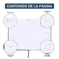 thumbnail image 2 of Agenda Diaria Koovi 2026 con 160 Hojas A5, Pasta Dura, Secciones de Notas, Directorio y Vista Anual - Compacta y Elegante, Ideal para la Organización y Planificación Diaria (Rosa Pastel), 2 of 6