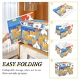 thumbnail image 4 of Orange Roof Coast Large Storage Bins with Linen Collapsible Lid Storage Box 16.7 x 12.6 x 11.8in, 4 of 7
