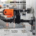 thumbnail image 2 of 10" Concrete Core Drill Rig, 2500W Wet Drill with Stand & Wheels, 750RPM, 1-1/4" Thread for Brick, Block, Stone, 2 of 5