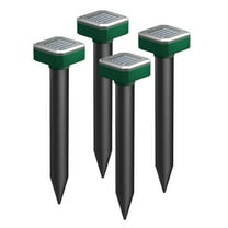 4 PCS Snake Repellent for Yard Powerful,Snake Repellent,Electric Sonic Snake Repeller Outdoor,Snake Away Repellent for Outdoors,Snake Repellent for Outdoors Pet Safe