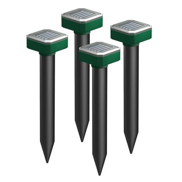 4 PCS Snake Repellent for Yard Powerful,Snake Repellent,Electric Sonic Snake Repeller Outdoor,Snake Away Repellent for Outdoors,Snake Repellent for Outdoors Pet Safe