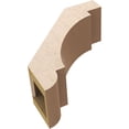 thumbnail image 6 of Ekena Millwork 5"W x 12"D x 12"H Aspen Rough Cedar Woodgrain TimberThane Knee Brace, Primed, 6 of 6
