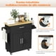 thumbnail image 5 of Isla de Cocina Madera Carrito de Almacenamiento con Estante Ajustable, 5 of 10