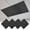 Black, variant on Sage Green Burlap Texture Magnetic Fluorescent Light Covers for Ceiling Lights 2x4Ft, Farmhouse Vintage Sage Green Office Classroom Kitchen Drop Ceiling Light Covers Filters Shade Panel 1 Pack