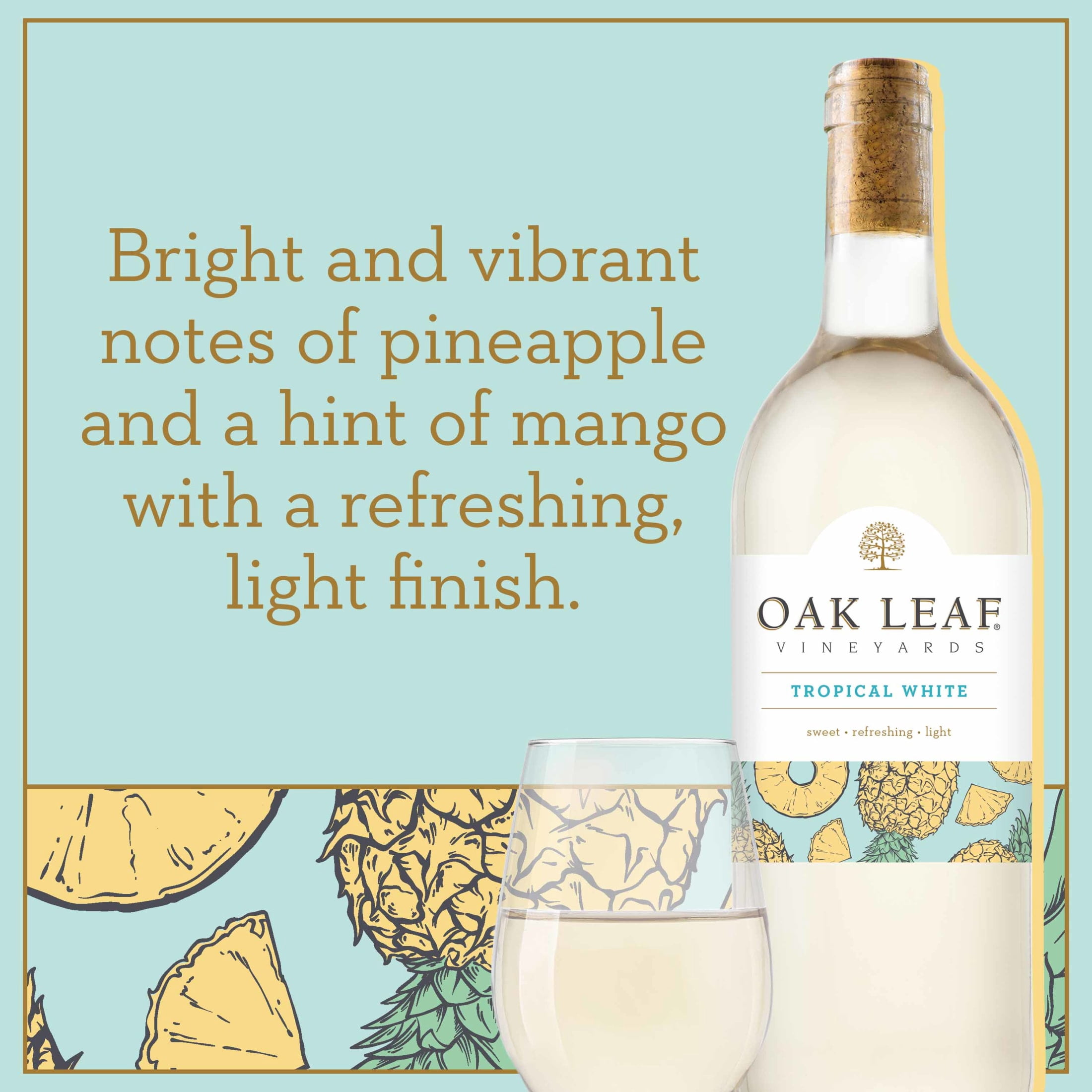 Oak Leaf Vineyards Tropical White, White Wine, 750ml
