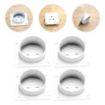 thumbnail image 3 of Miangastore 4pcs Table Leg Mount Iron White Sleek Design Furniture Legs DIY Projects, 3 of 8