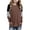 Wine, variant on Stylish Girls Casual Tops Long Sleeve Striped Color Block Tees With Pockets For Big Kids