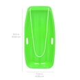 thumbnail image 6 of Best Choice Products 35in Kids Outdoor Plastic Sport Toboggan Winter Snow Sled Board w/ Pull Rope, 2 Handles - Green, 6 of 6