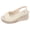 C, variant on Womens Espadrille Wedge Platform Sandals Ankle Strap Open Toe Slip on Comfort Casual Summer Shoes