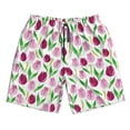 thumbnail image 5 of Goofa Tulips Flowers Printed Mens Swim Trunks Summer Quick Dry Short Beach Swimwear Bathing Suits-, 5 of 9