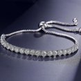 thumbnail image 1 of Bracelets Jonc Tennis pour Femmes en Argent Sterling 925, 1 of 3