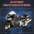 thumbnail image 2 of 1:18 Alloy Motorcycle Model Die-Cast Toy Vehicle 11x6x4cm Display Replica, 2 of 8