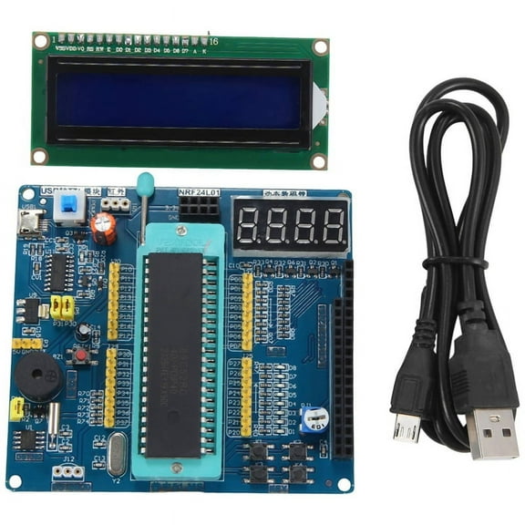 HC6800-MS Development Board Module Microcontroller Mini System Board Learning Board STC89C52 Development Board Module