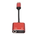 thumbnail image 3 of Earphones 2 In 1 Headphone Adapter Type C To 3.5mm Port Charging Port Mini Portable Earphone Converter, 3 of 8