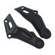 thumbnail image 1 of 2 piezas de paneles laterales de marco, cubiertas laterales de marco, accesorios de reparación elegantes para motocicletas Negro, 1 of 8