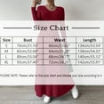 thumbnail image 3 of Summer Dresses for Women Loose Fit Women's Sleepwear Cozy Long Sleeve Dress Gifts for Mom Loungewear Womens Nightgown Blackish Green, 3 of 4