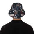 thumbnail image 5 of Bingfone Vintage American Deer Bucket Hat for Men Women,Packable Reversible Printed Sun Hats,Fisherman Outdoor Travel Hiking Beach Caps, 5 of 7