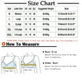 thumbnail image 2 of Hfnxid Women Bras Under $ 5.00,Women's Underwear One-Piece Color Contrast No Underwire Push-up Comfortable Buckle Comfortable Vest Bra, 2 of 5