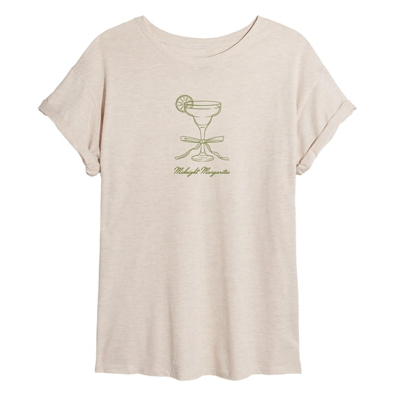 Instant Message - Midnight Margaritas Oversized Graphic T-Shirt