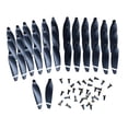 thumbnail image 2 of 32 hélices para drones, accesorios para drones, actualización, instalación sencilla y compacta, reparación y reemplazo con tornillos para L900GPS, 2 of 8