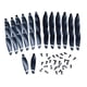 thumbnail image 2 of 32 hélices para drones, accesorios para drones, actualización, instalación sencilla y compacta, reparación y reemplazo con tornillos para L900GPS, 2 of 8