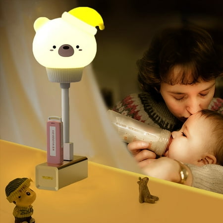 

LED Chlidren USB Night Light JIGUOOR Cute Cartoon Night Lamp Bear Remote Control For Baby Kid Bedroom Decor Bedside Lamp Gift