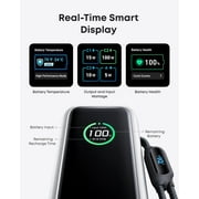 Anker Laptop Power Bank, 25,000mAh Portable Charger with Triple 100W USB-C Ports, Built-in Retractable Cables, Flight-Approved for Travel, Compatible for iPhone 17/16 Series,Macbook,Samsung, and More