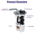 thumbnail image 5 of Unique Bargains E3769M Fuel Pump Electric Replacement Module Assembly for Chevy Trailblazer White Bronze Tone Black 1Set, 5 of 6