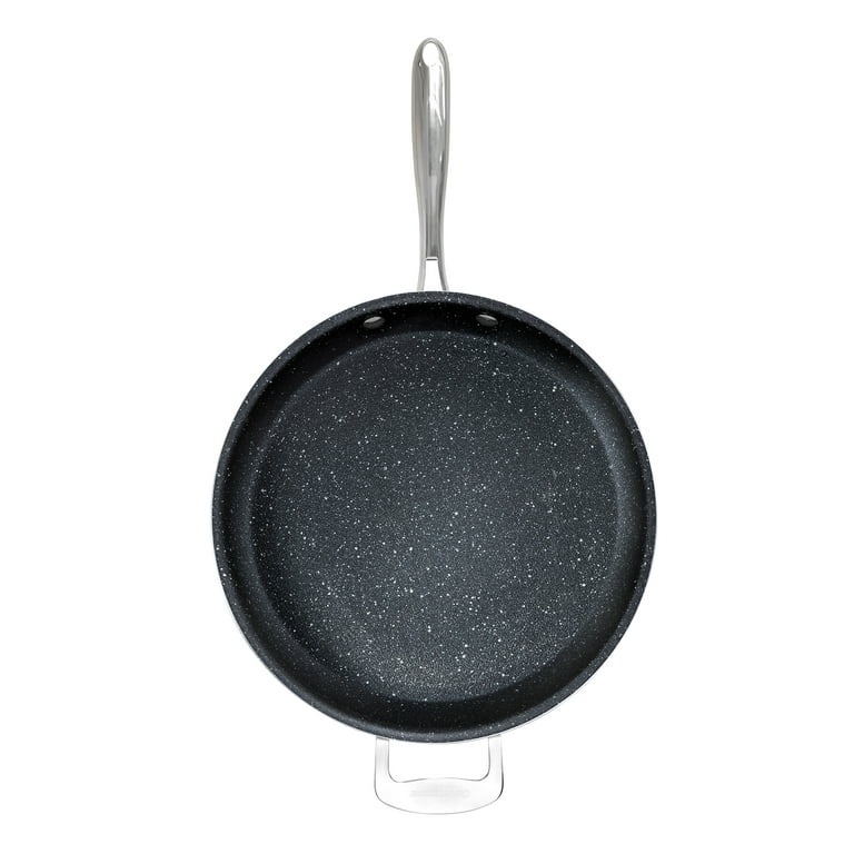 Granitestone 14 Inch Frying Pan with Lid, Large Non Stick Skillet for  Cooking, Nonstick, Ultra Durable Mineral and Diamond Coating, Family Sized  Open